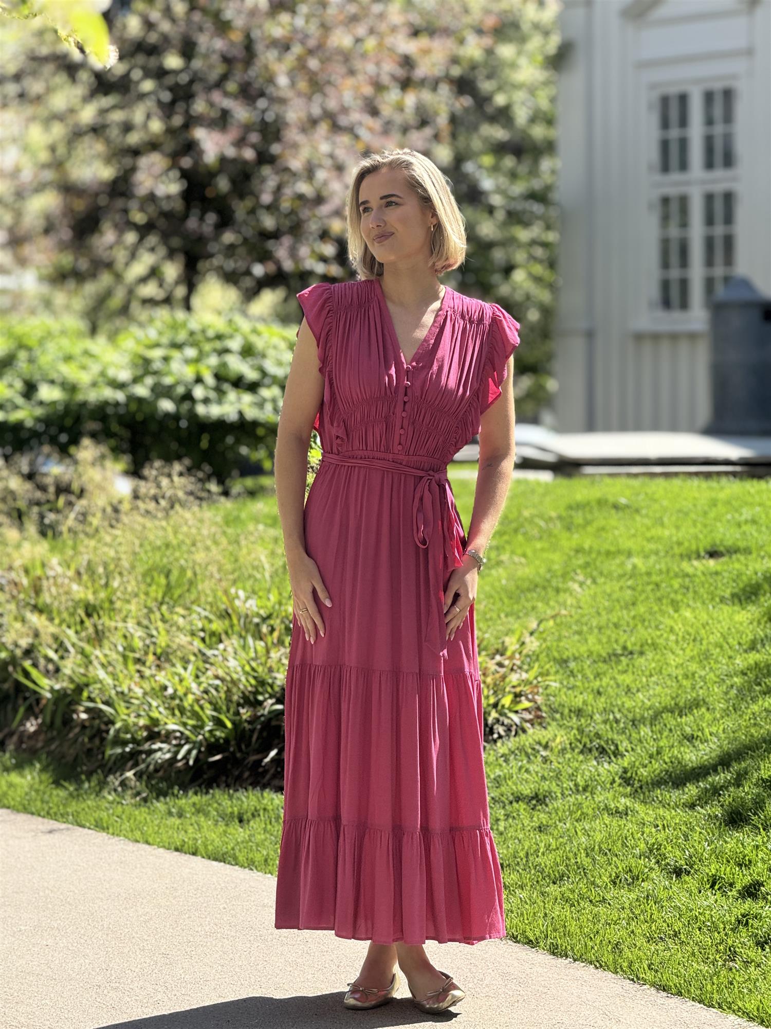 Coraly Dress, Rose