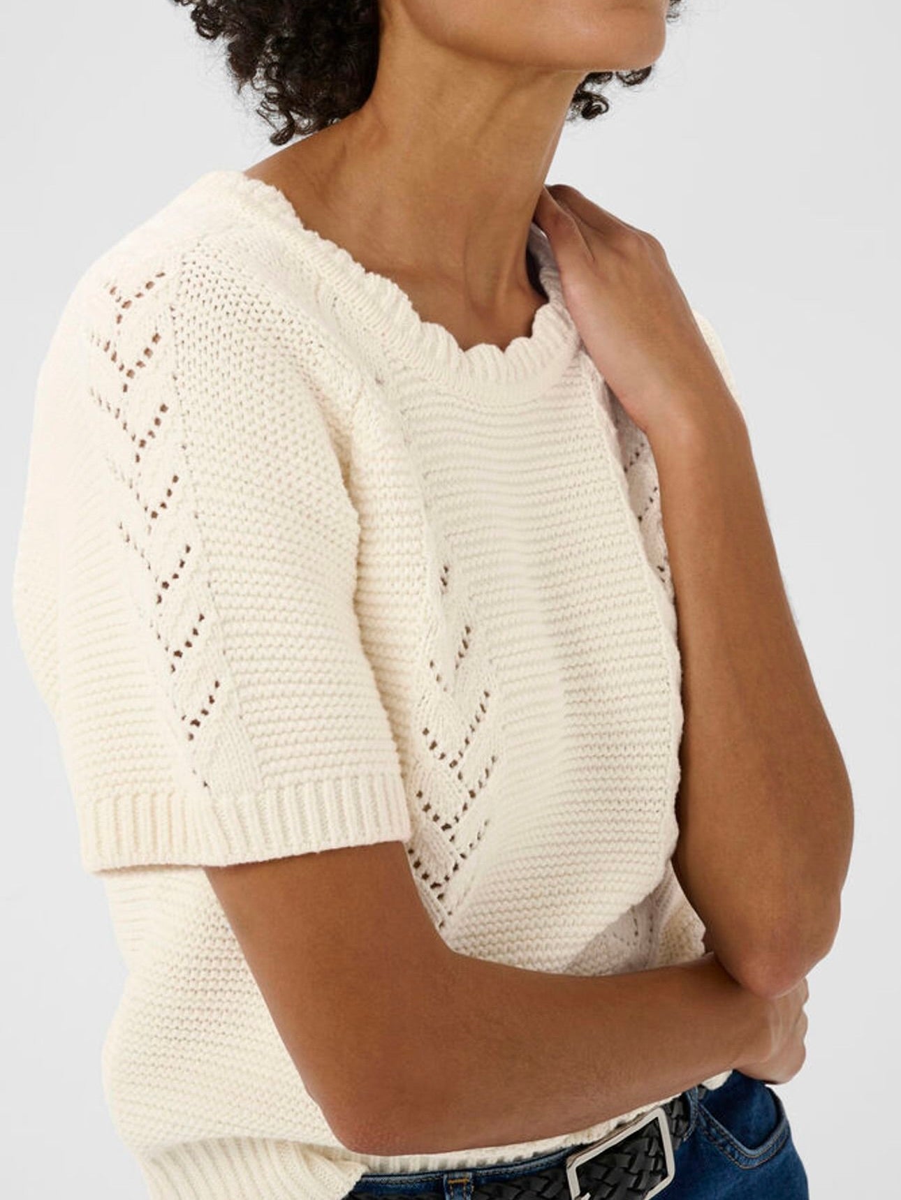 Anisette PW Pullover, White