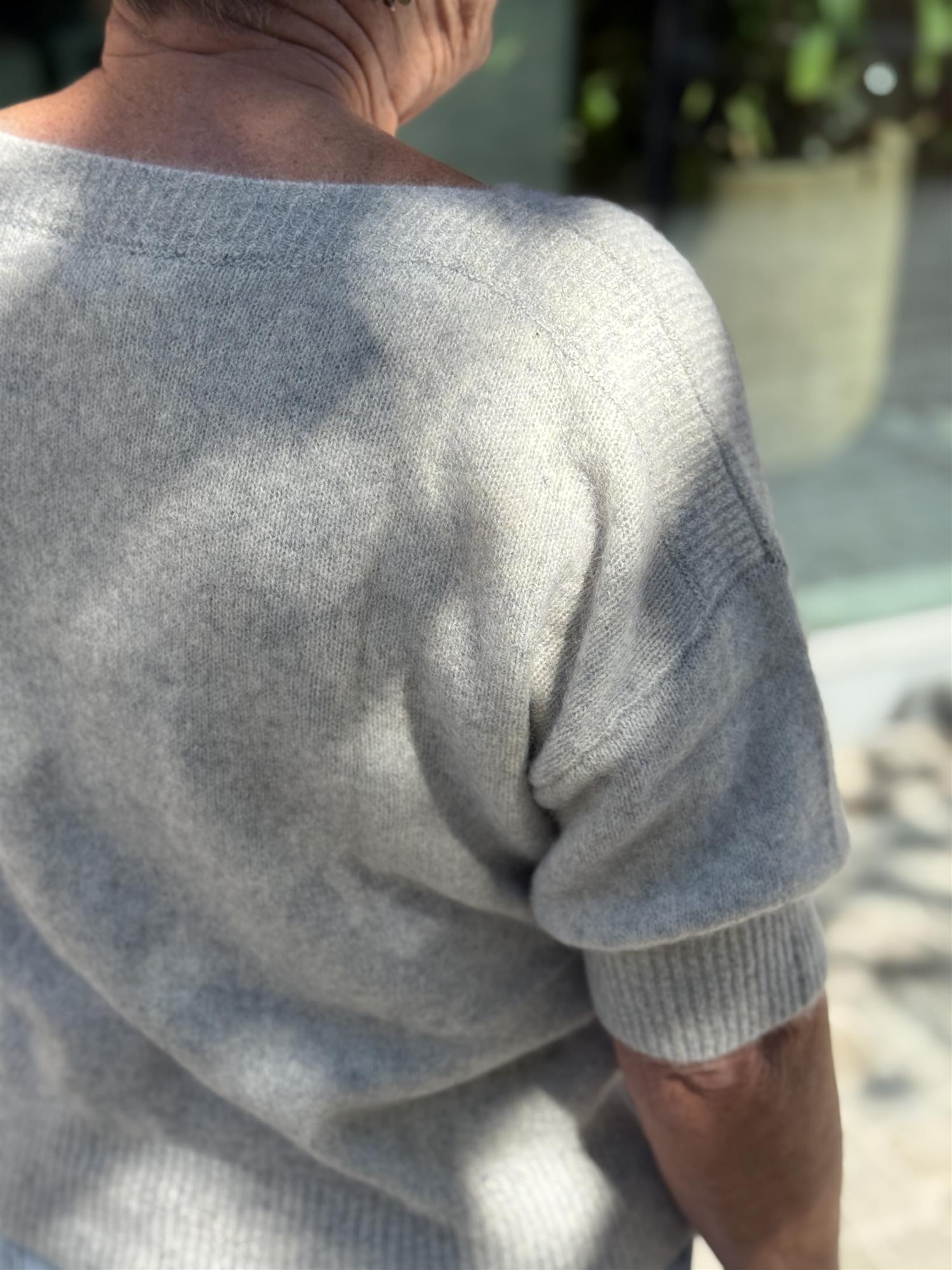 MOI Pullover, Grey Melange