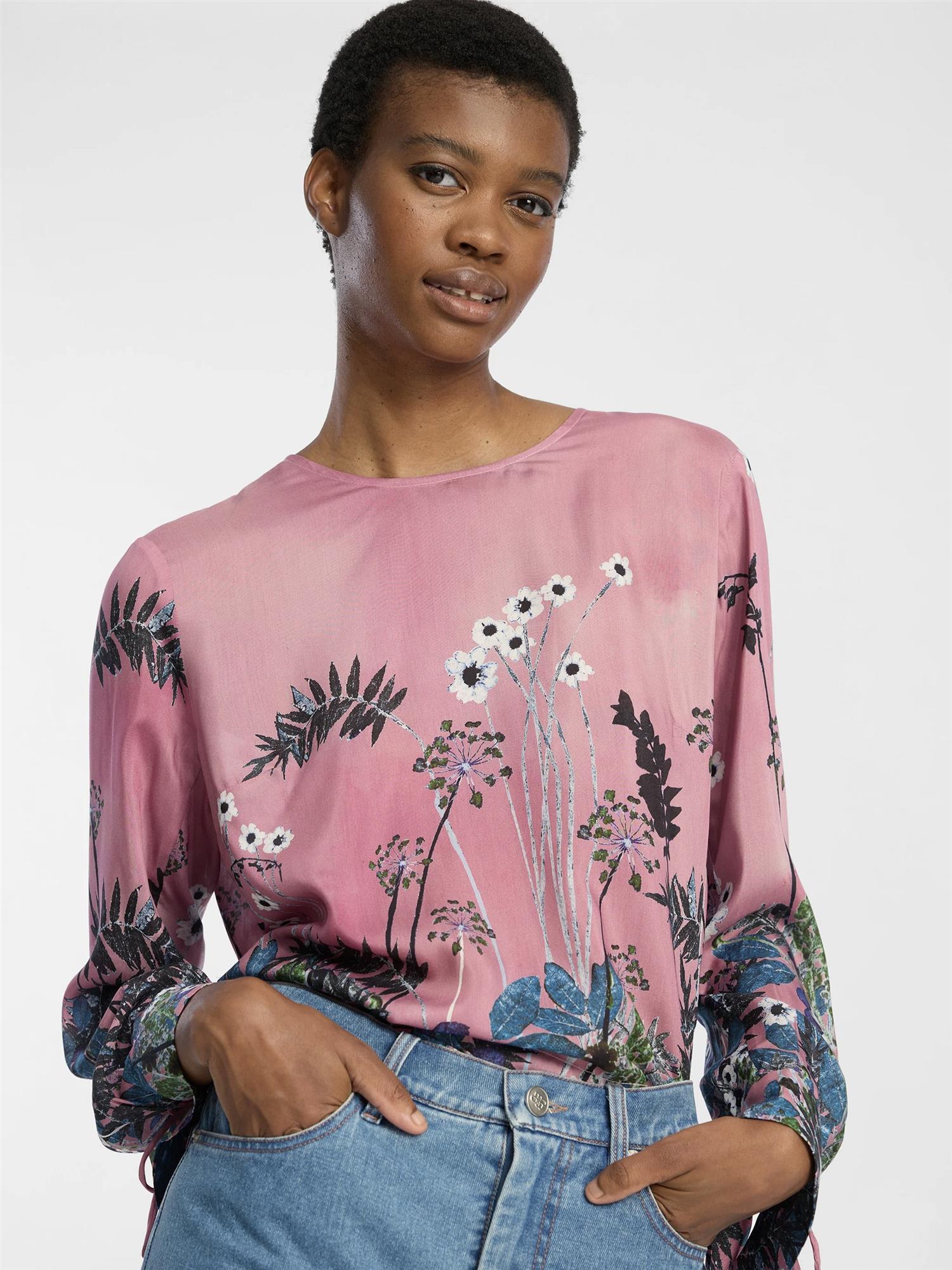 Basilia Blouse, Berry
