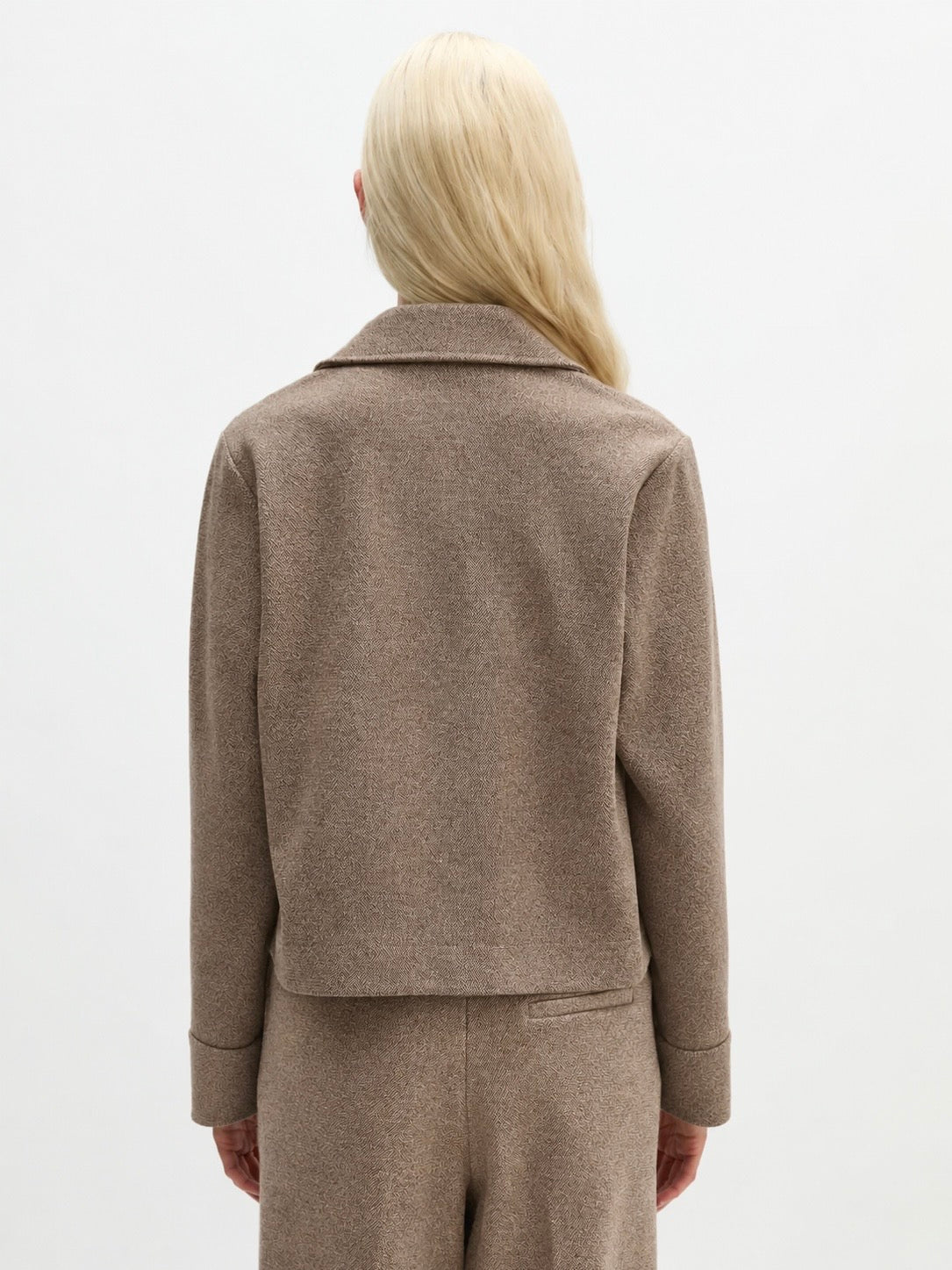 Jersey Blazer, Dark Brown