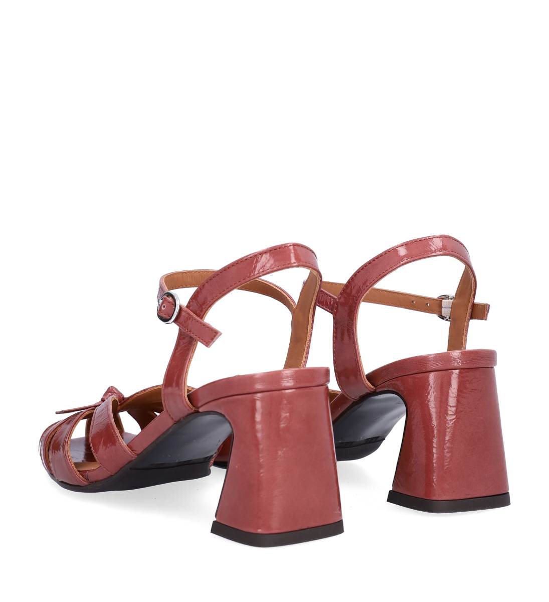 Heeled Sandals, Dark rose confetto