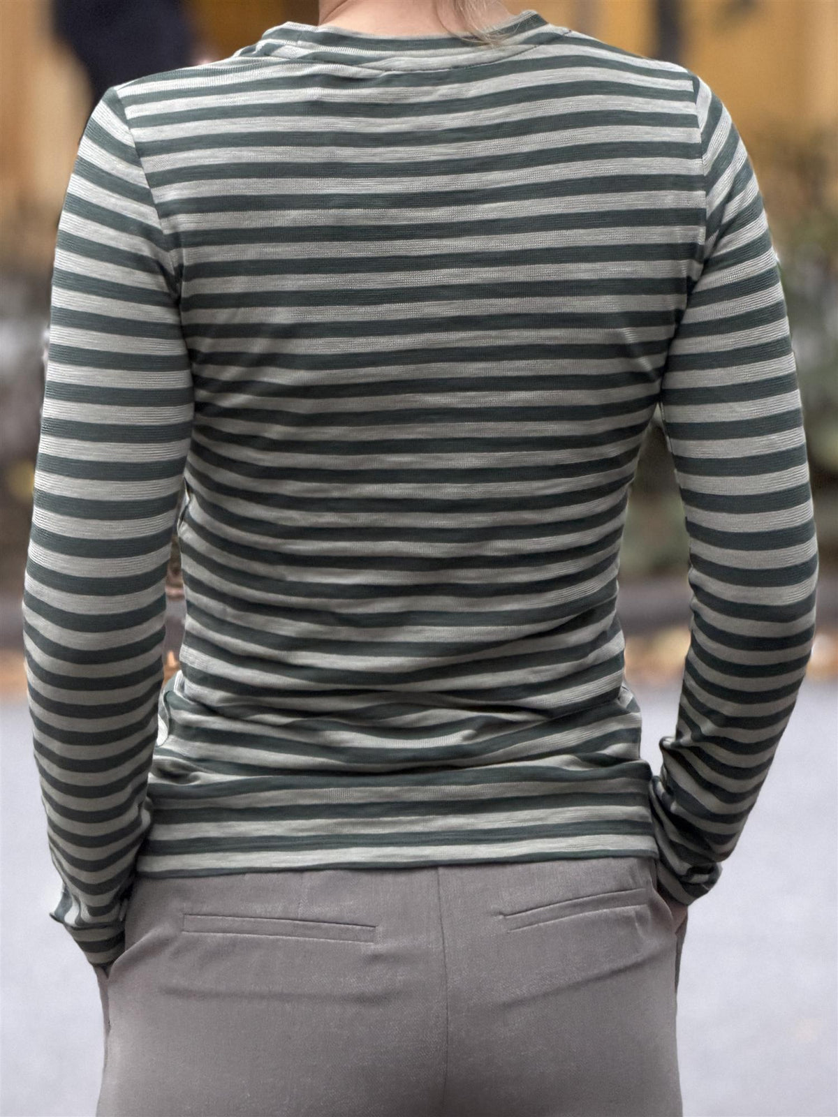 Jersey T-Shirt, longsleeve, Medium Green