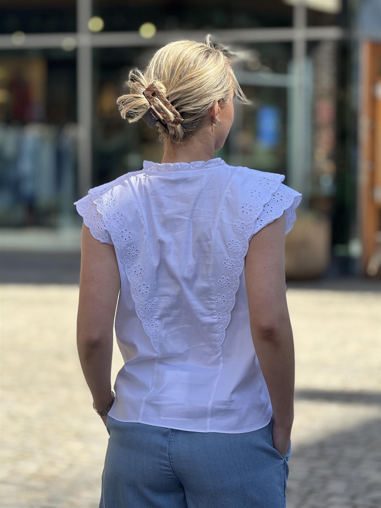 LR-ISLA SOLID 140 Top, White