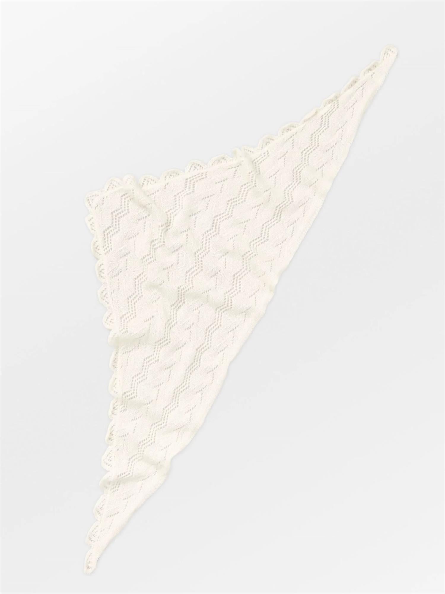 Opany Triangle Scarf, White