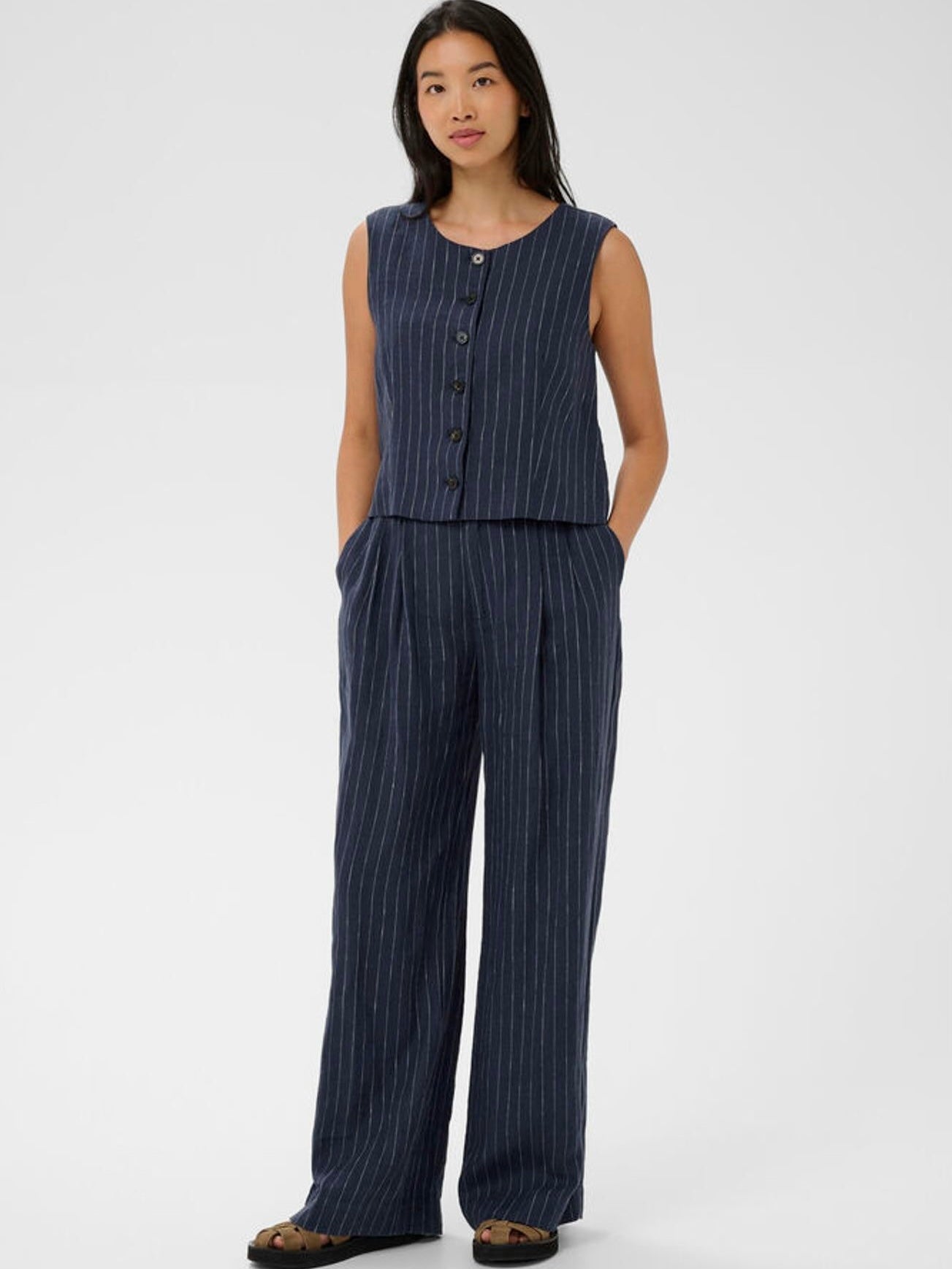Aliya PW Pant, Blue