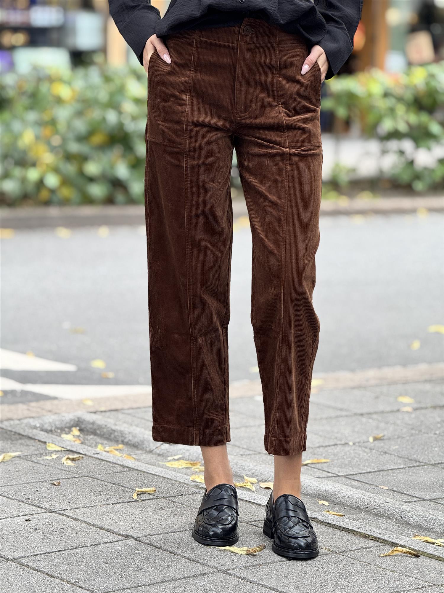 Netta PW Pants, Brown