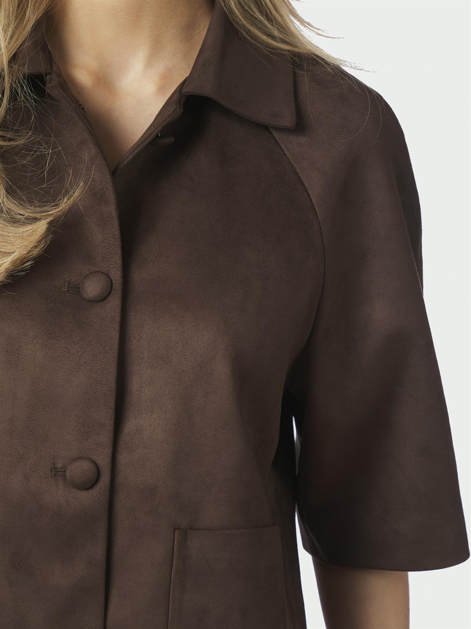 Editta Faux Suede Jacket