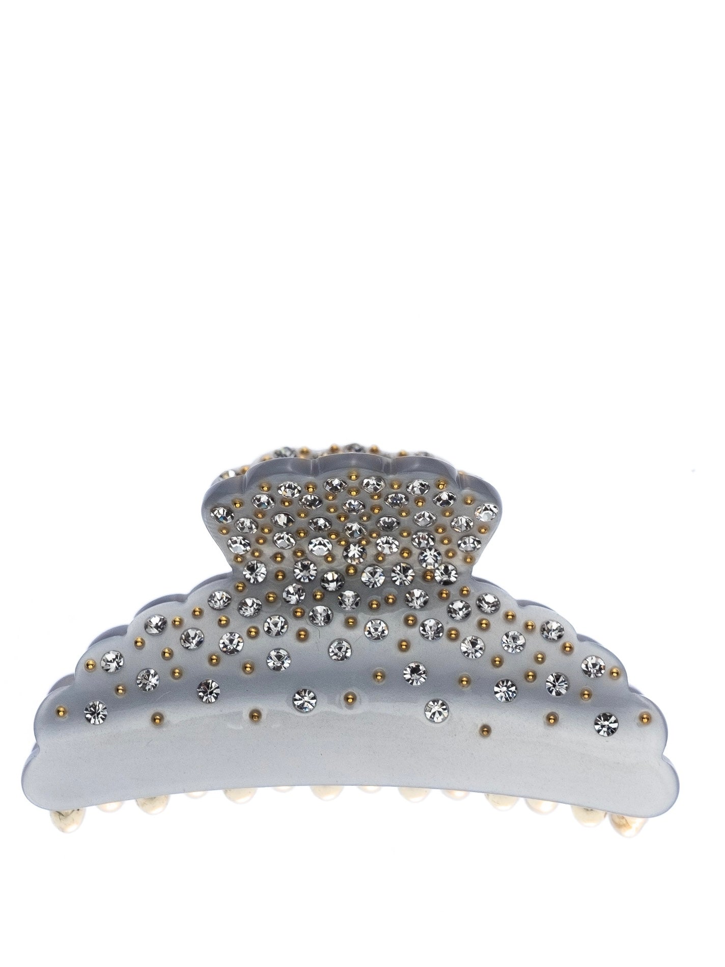 Crystal Hair Claw Large, Cool Blue