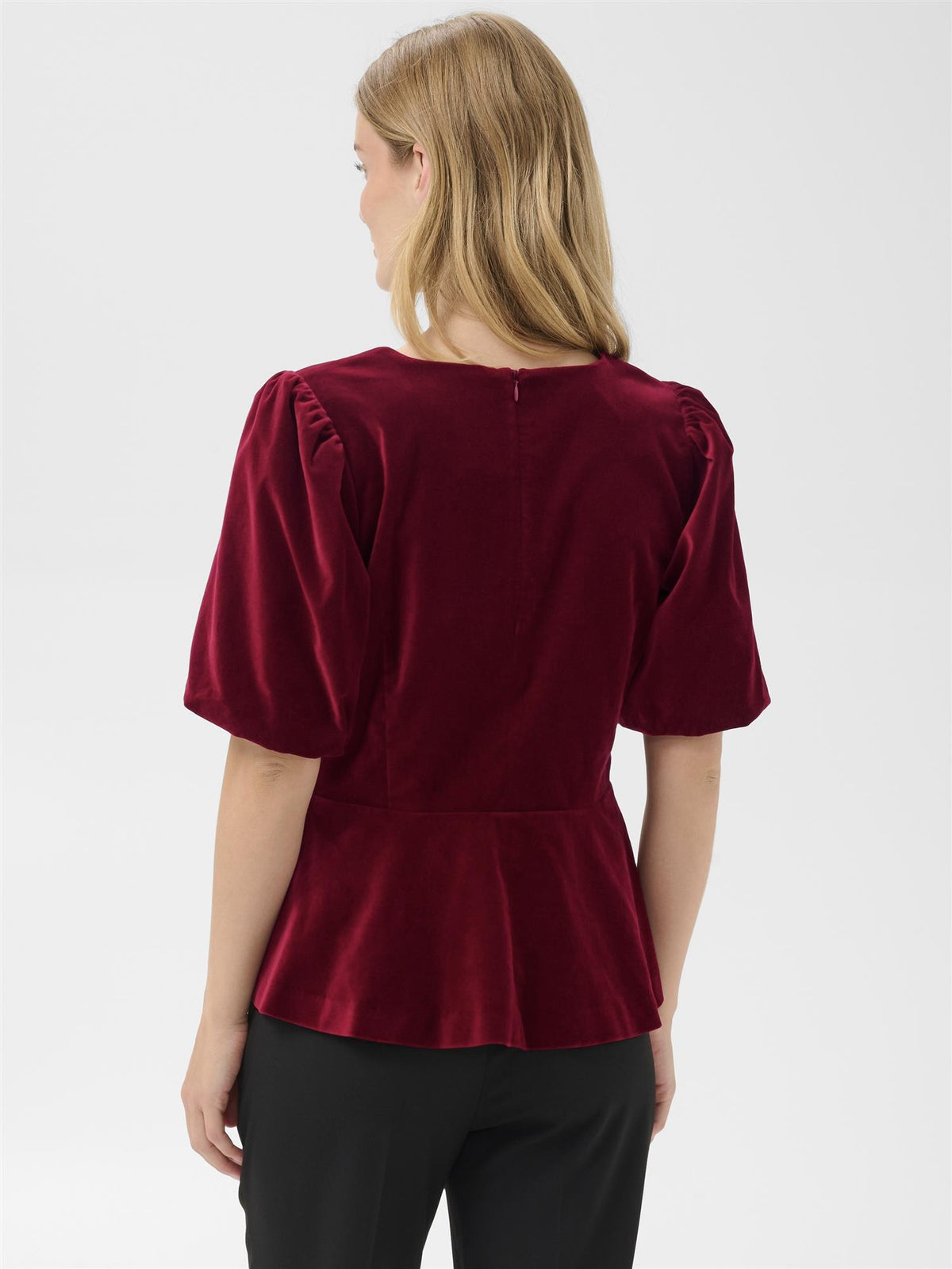 Daveena PW Blouse, Red