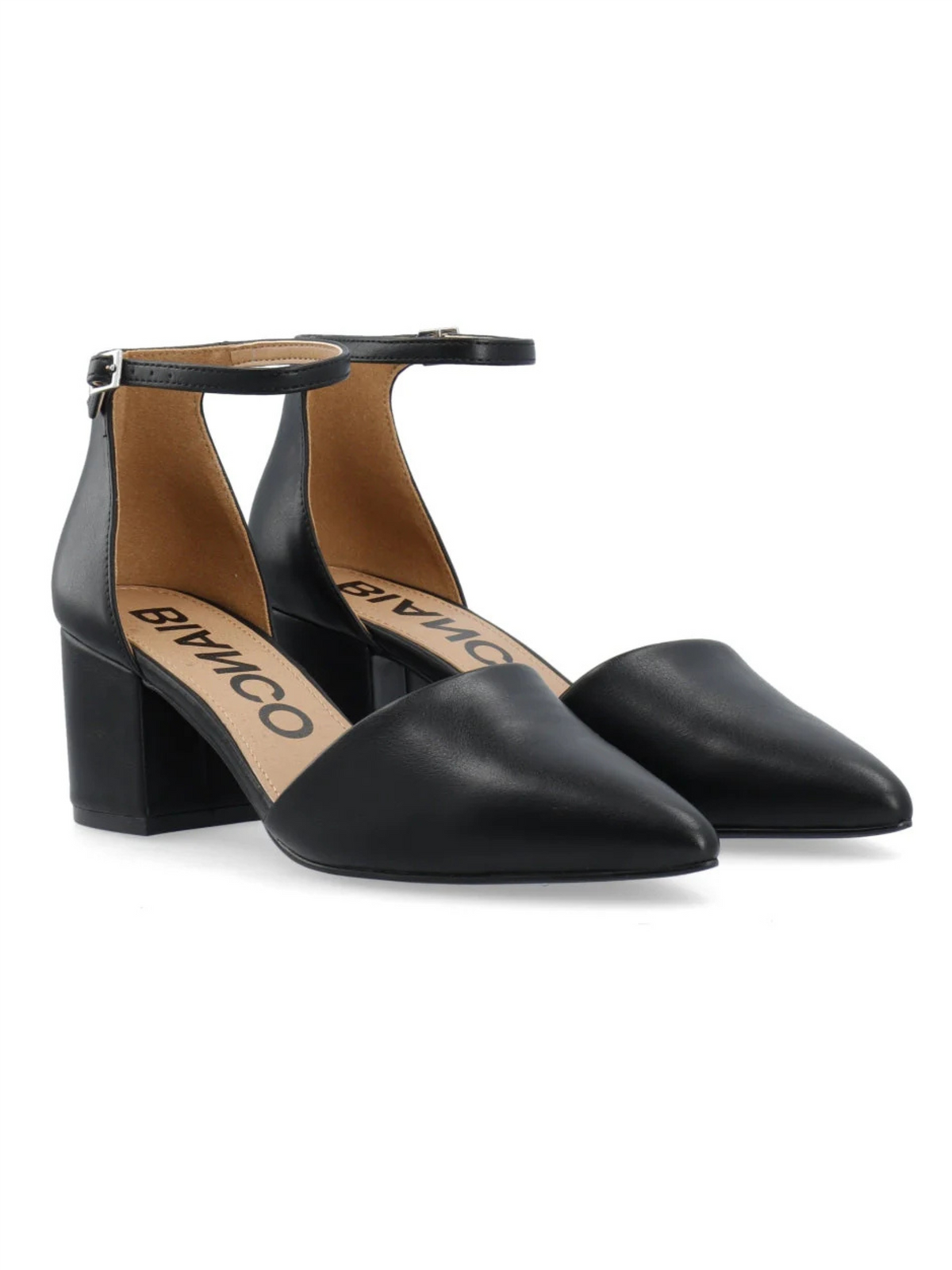 BIADEVIVED Pump Faux Leather, Black