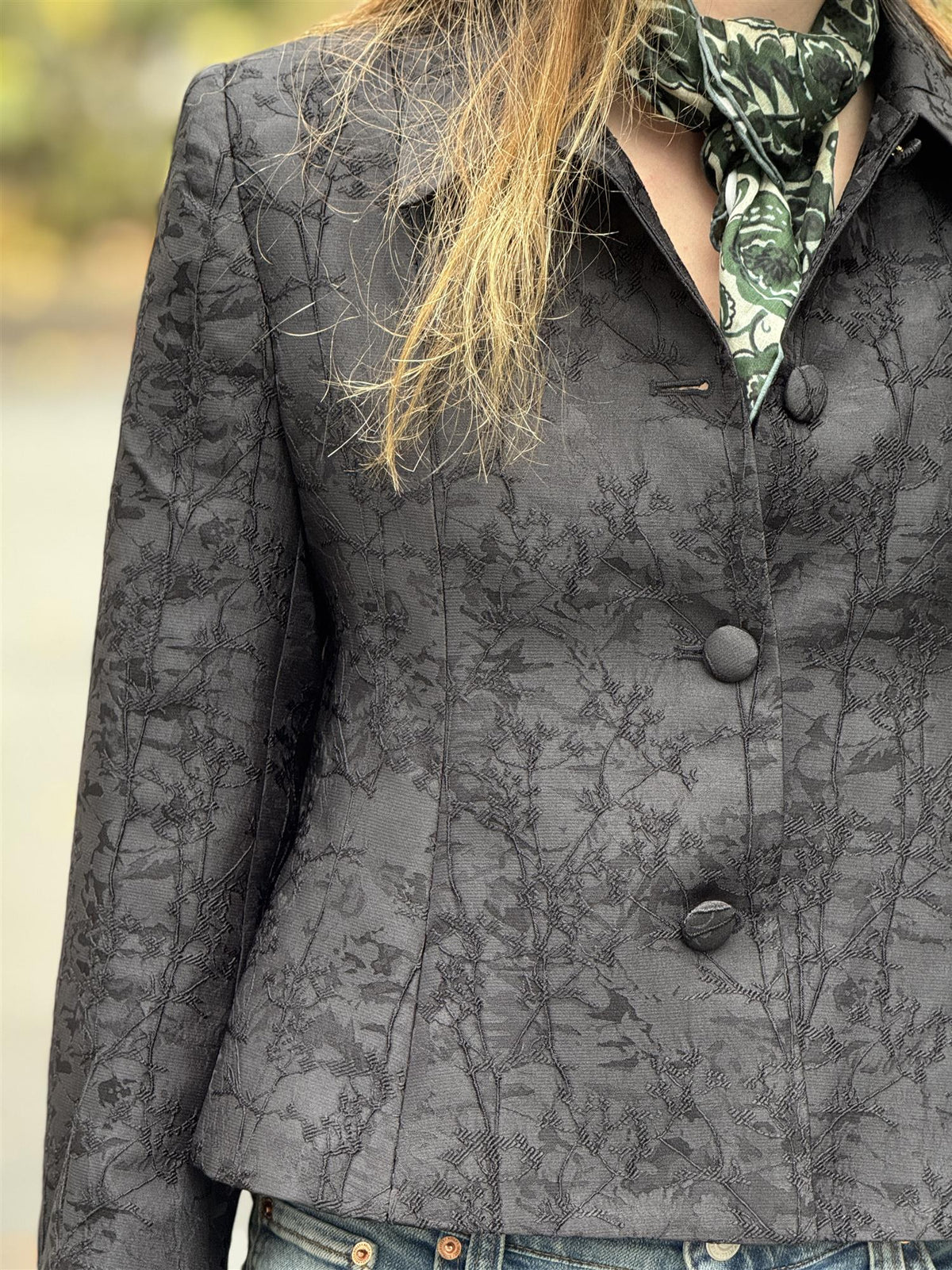 Brocade Blazer, Black