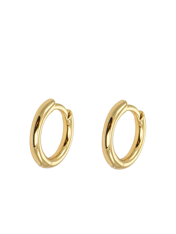 Earring, X-Small Hoops, Gold