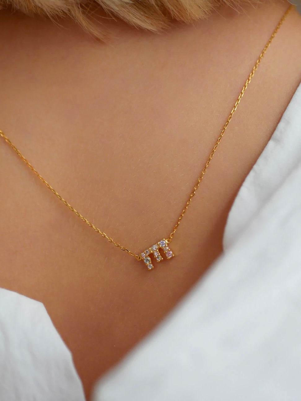 Necklace My Name E, gull