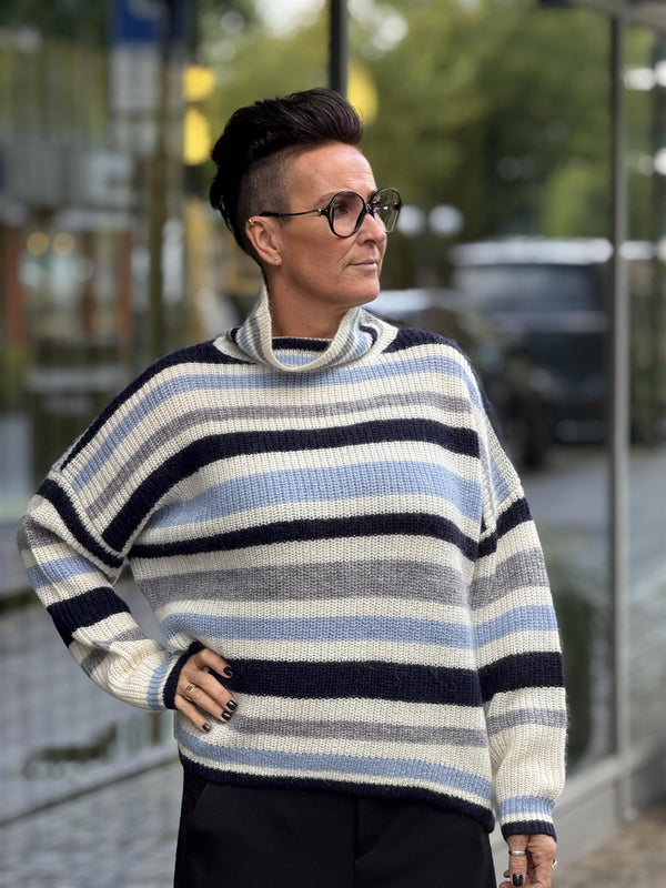 STELLAR Pullover, Off White/Blue