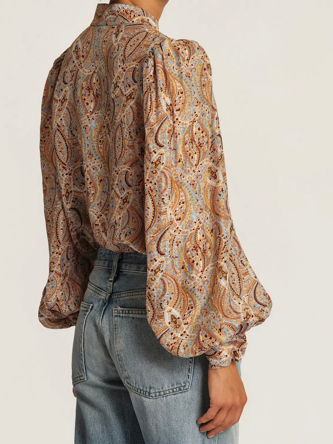 Striped Organza Blouse