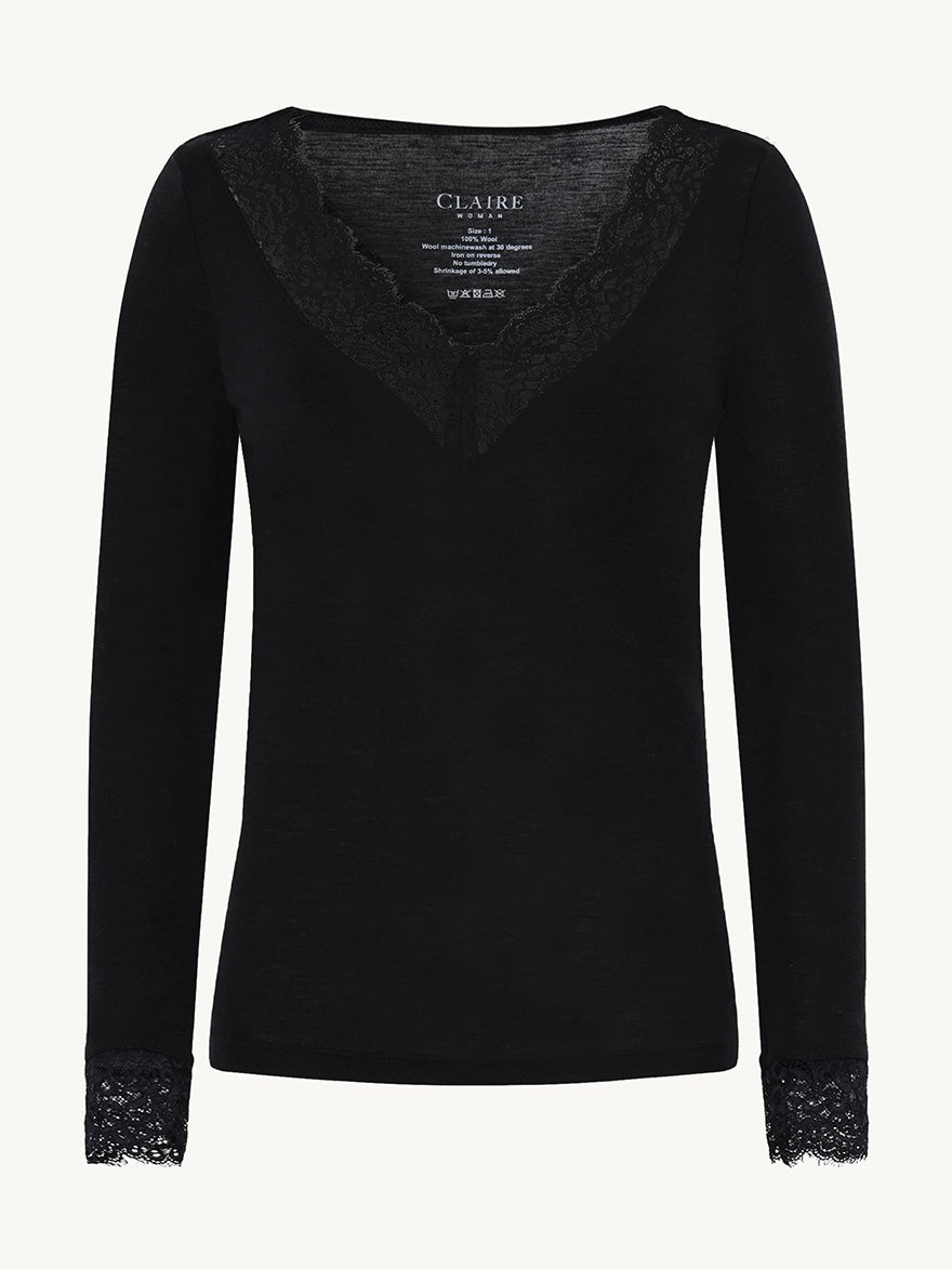 T-shirt  Augustina, Black