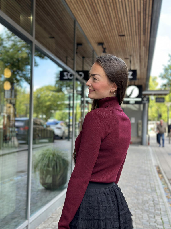Polo Lurex, Bordeaux