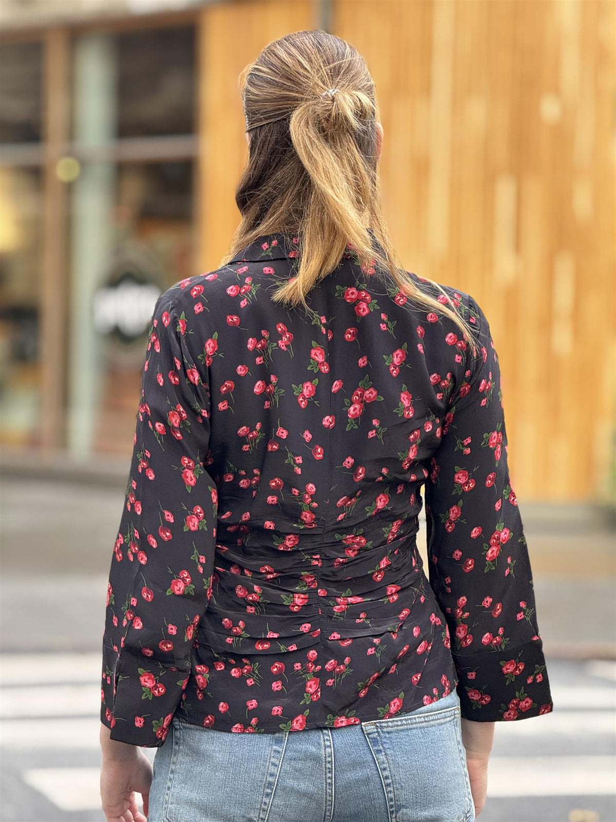 Bohemian Shirt, Black/Red
