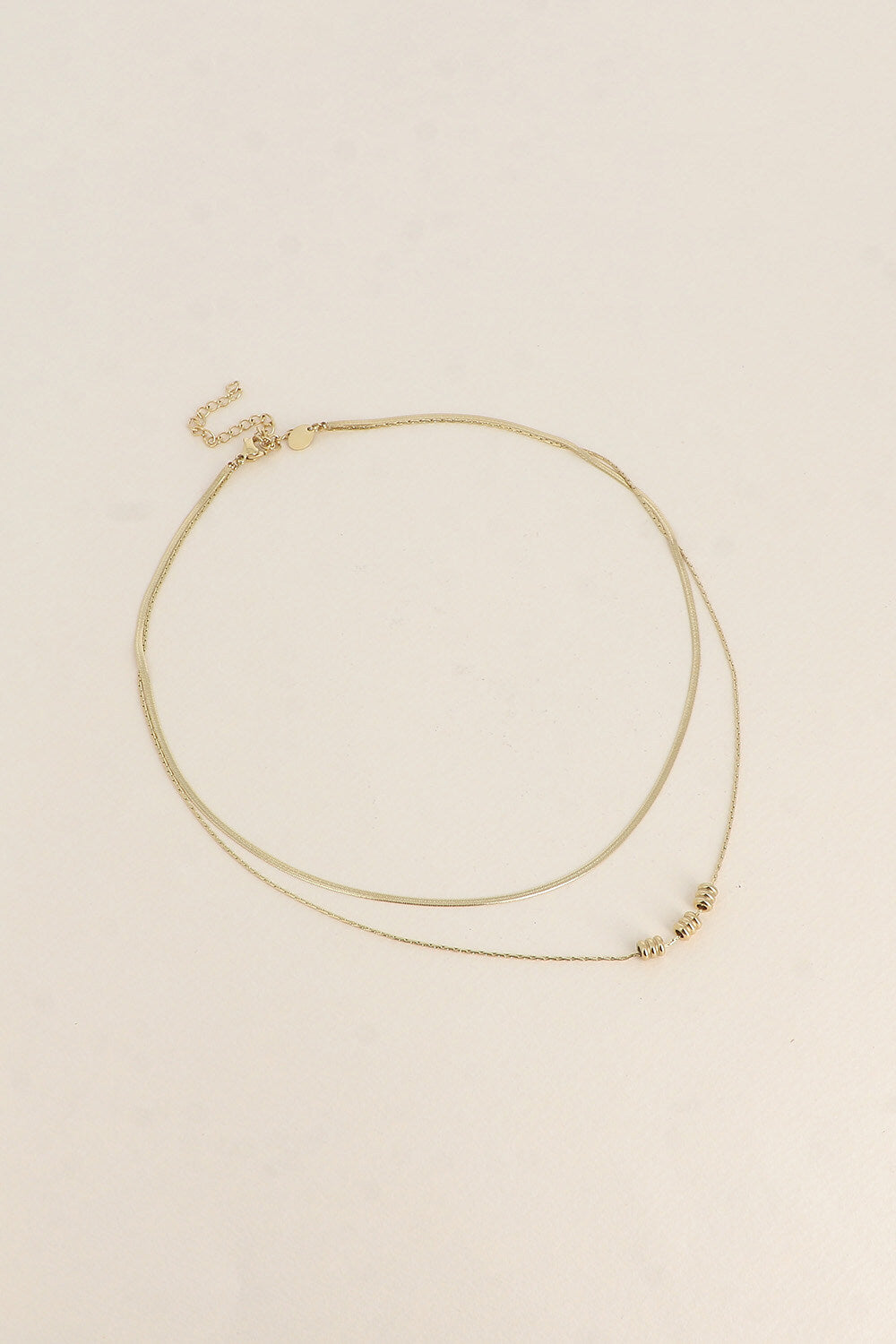 Necklace, dobble cylinder