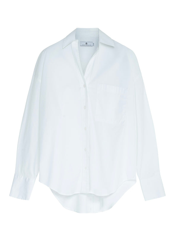 ALLEN Poplin Shirt, White