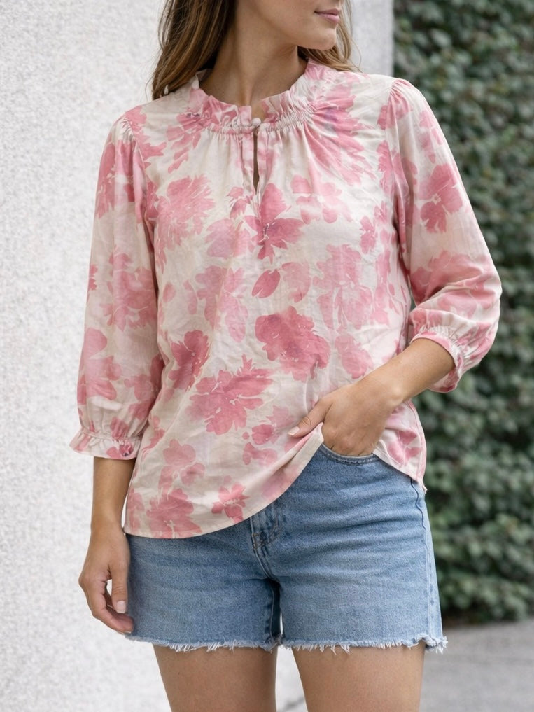 Raquelita Shirt, Coral