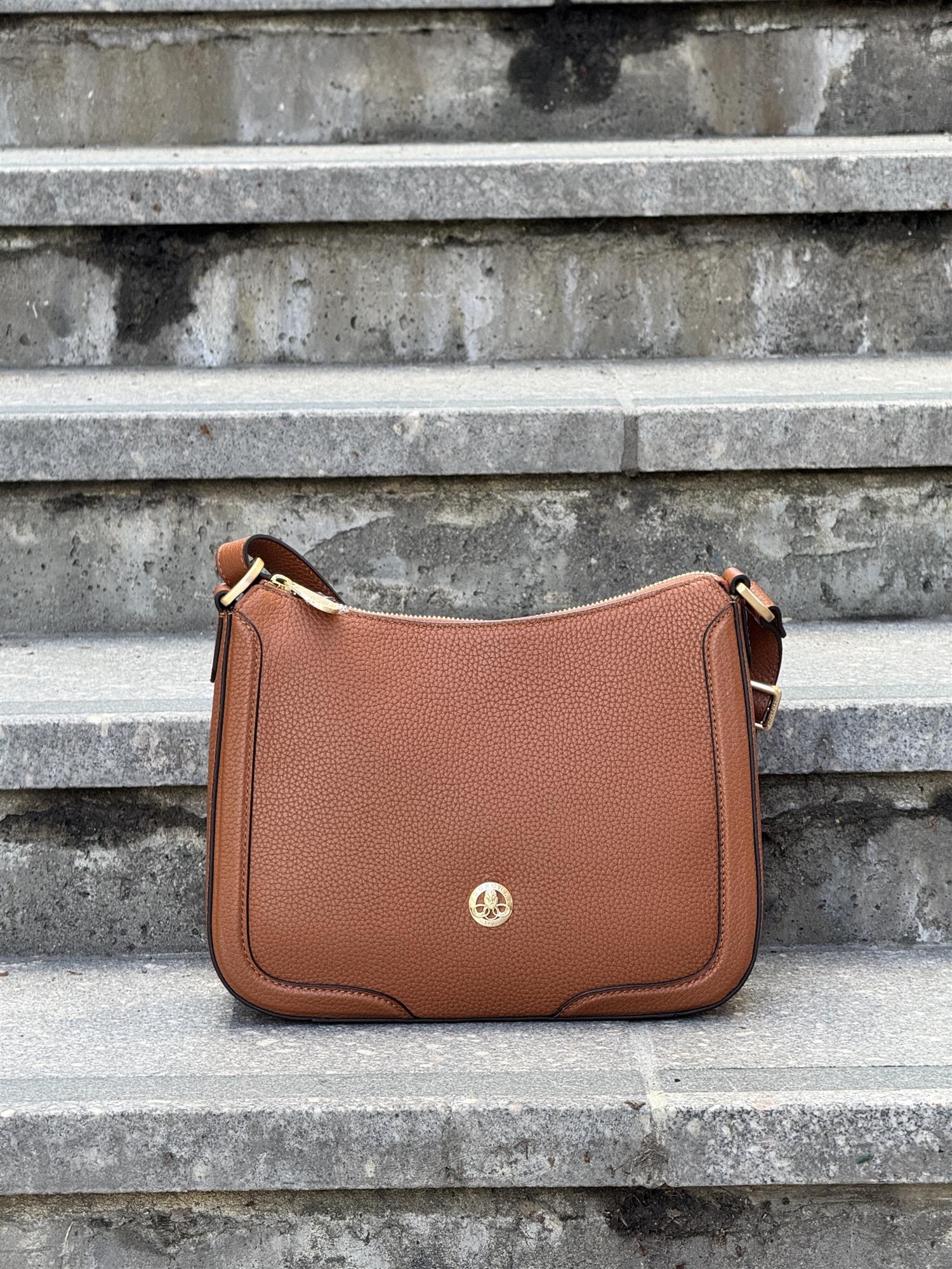 Image shoulder bag, Camel