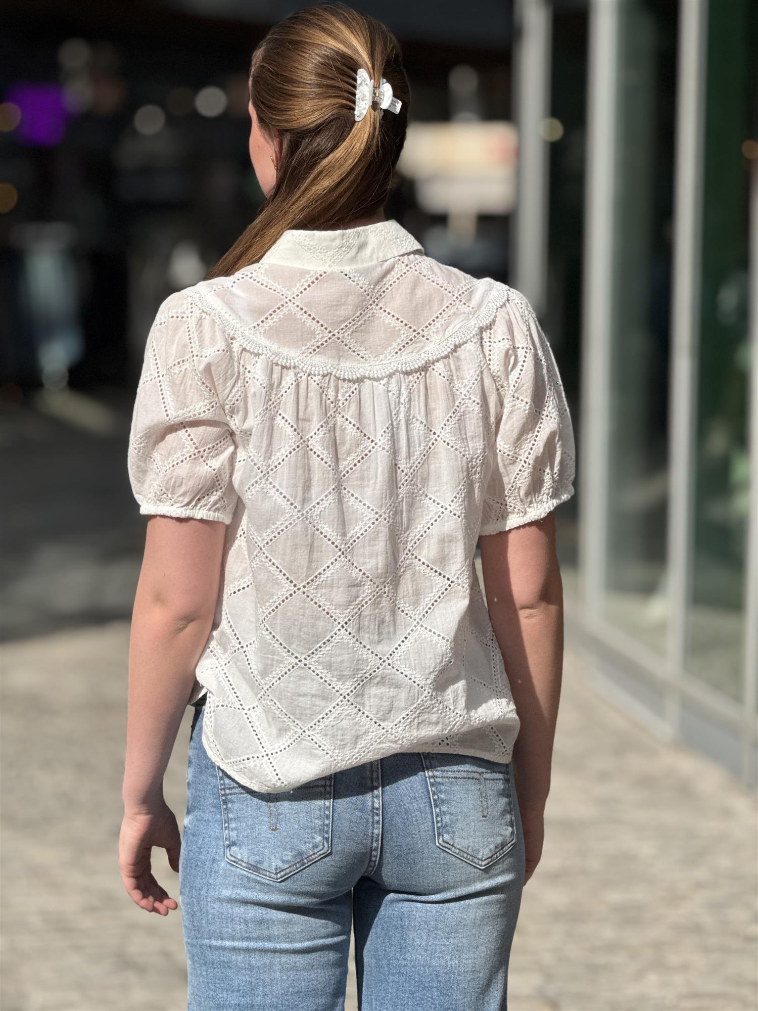 LR-ROW 2 Shirt, White