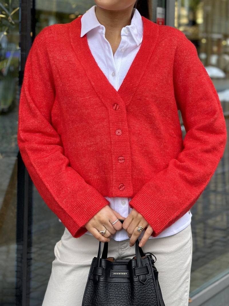 Watts IW Cardigan, Scarlet