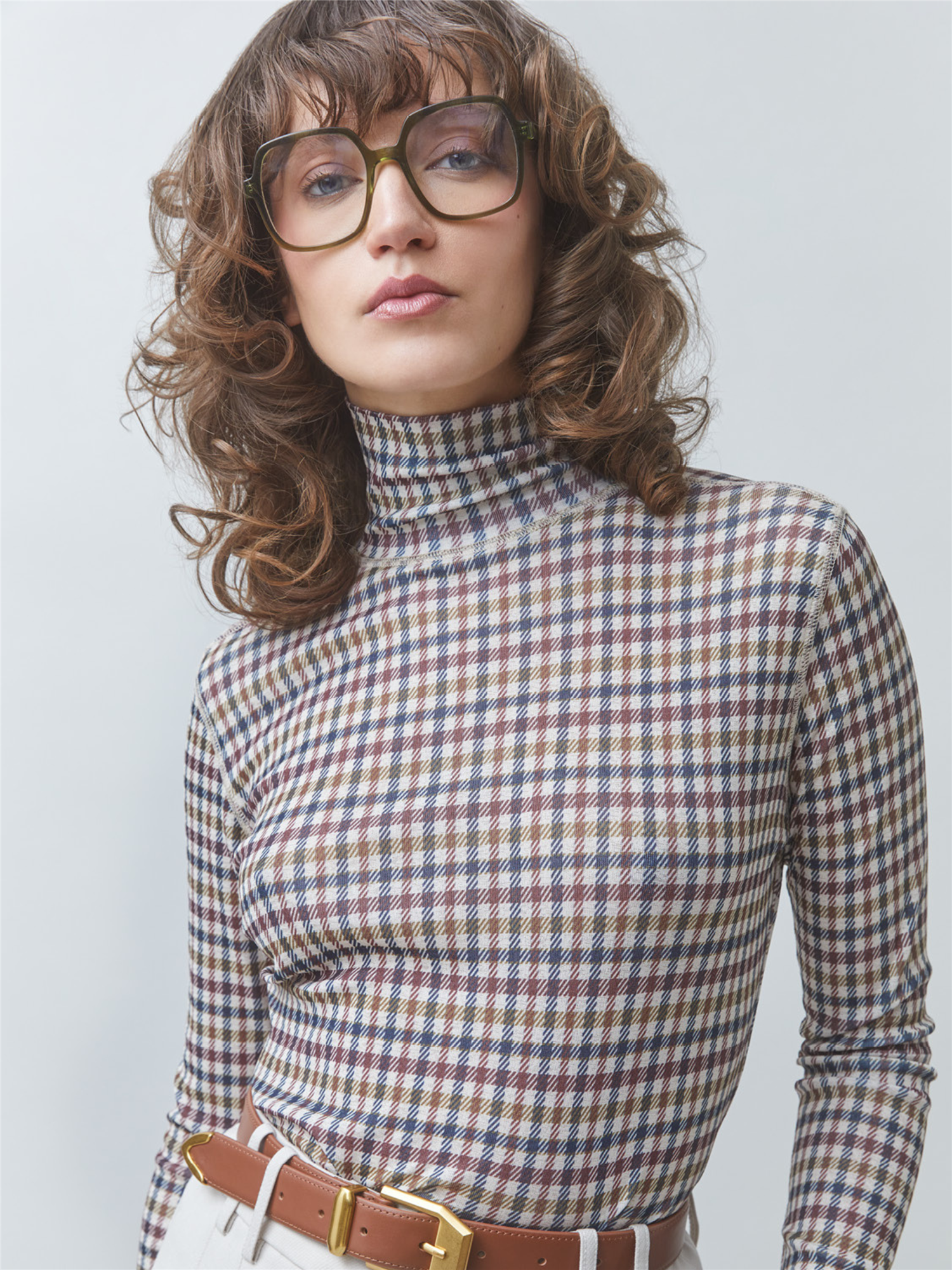 MANECH blouse, Taupe