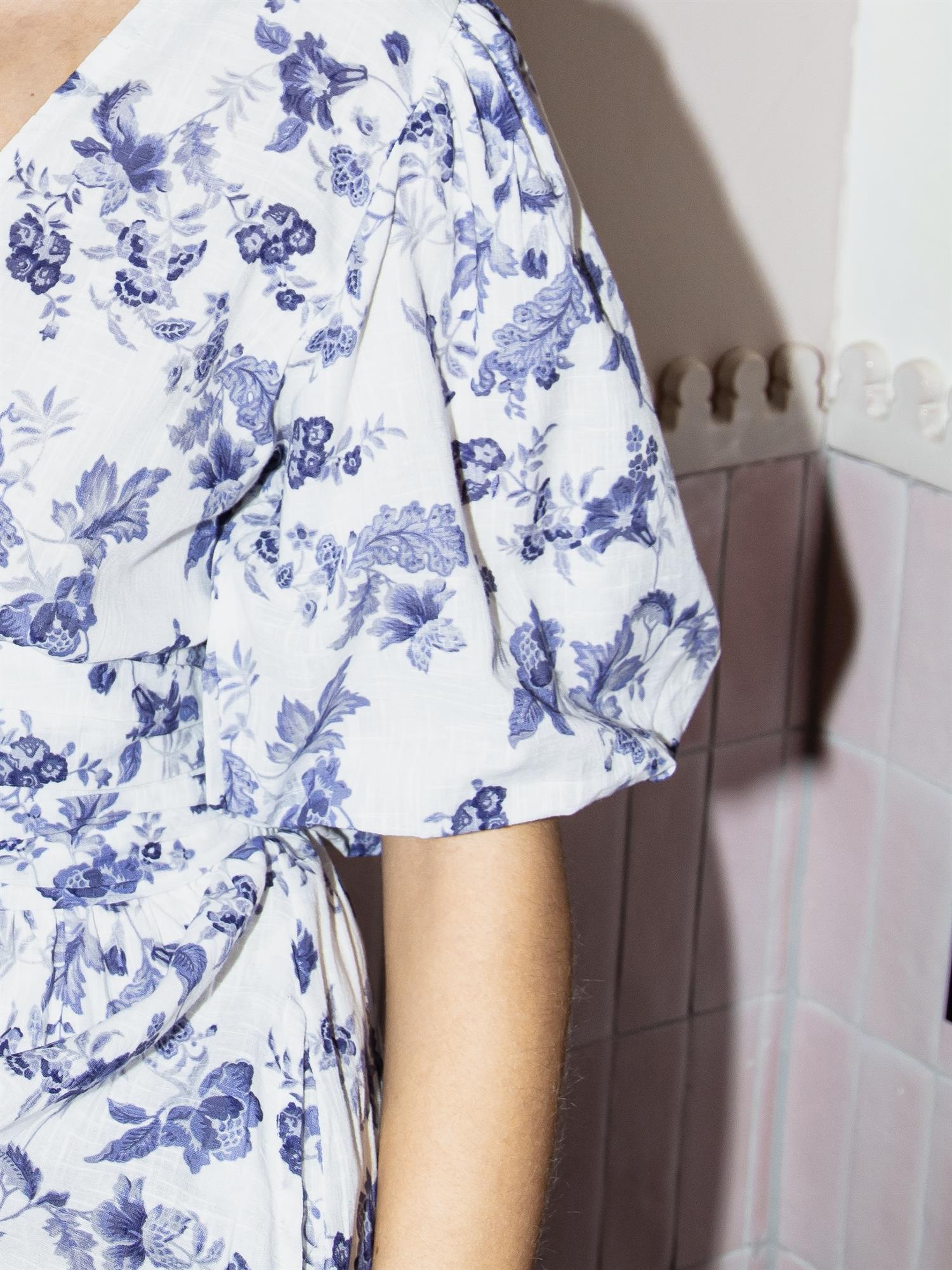 Leonora Dress, Porcelain Blue