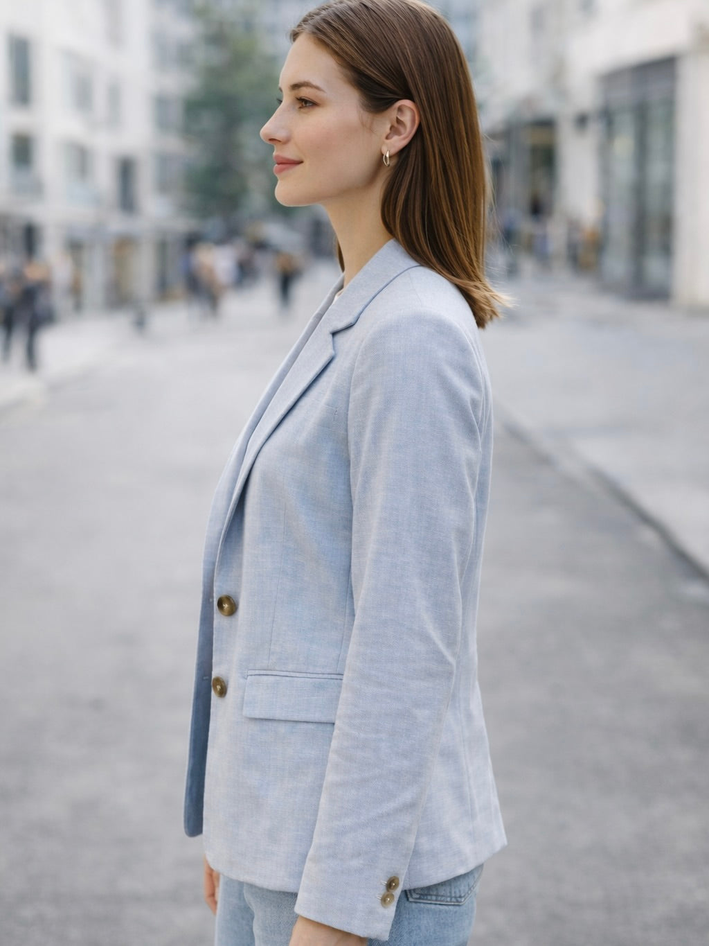 Estella Blazer, Vista Blue