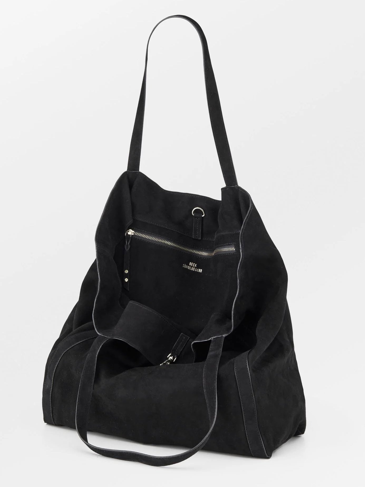 Suede Eden Bag, Black