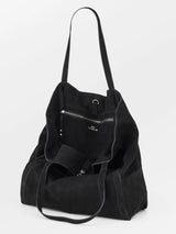 Suede Eden Bag, Black