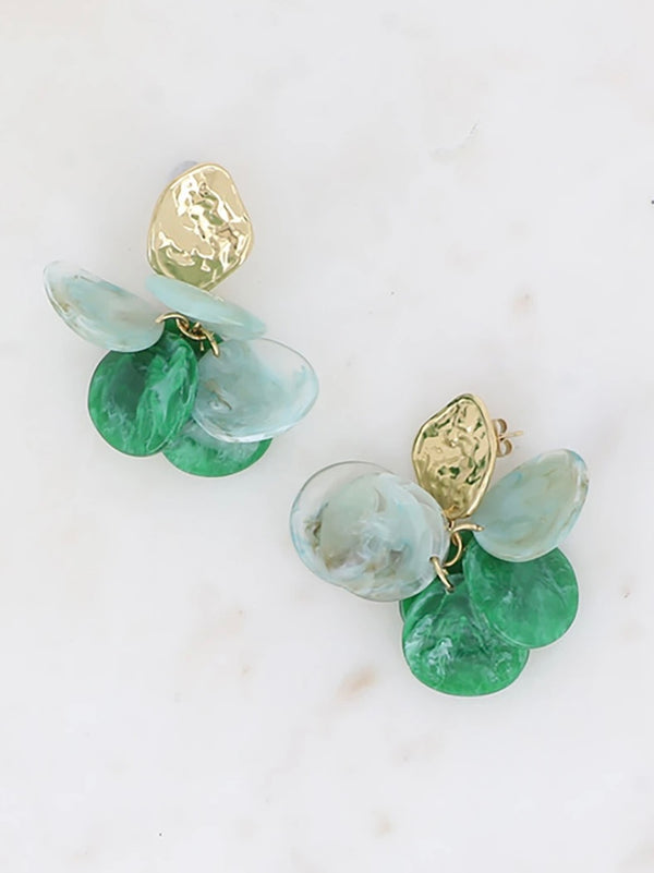 Pendant curls, Green