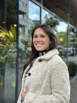 Fake Fur Jacket, Beige