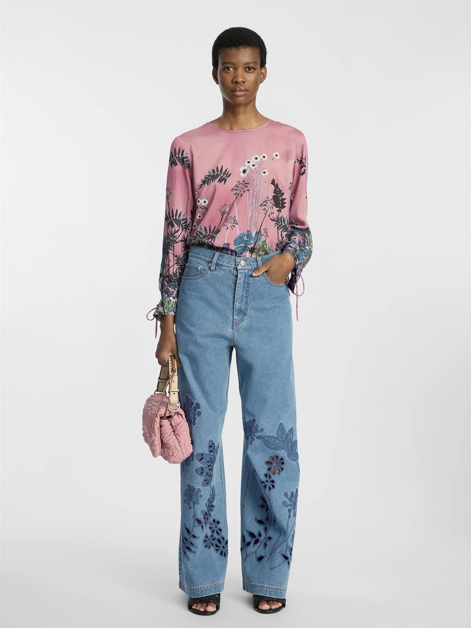 Basilia Blouse, Berry