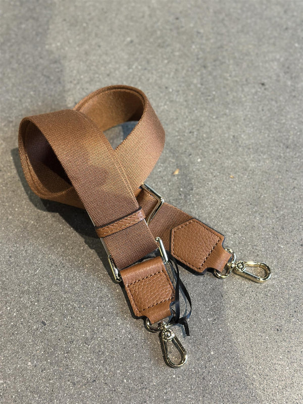 Plain Cotton Strap, Camel