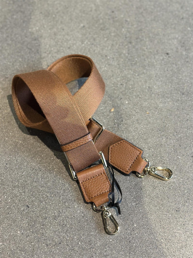 Plain Cotton Strap, Camel