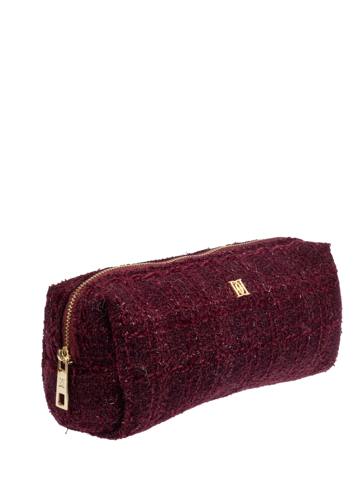 Tweed Tool Pouch, Bordeaux
