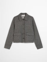 Jersey shirt jacket