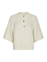 Benuta Fluffy Knit Cardigan, Off White