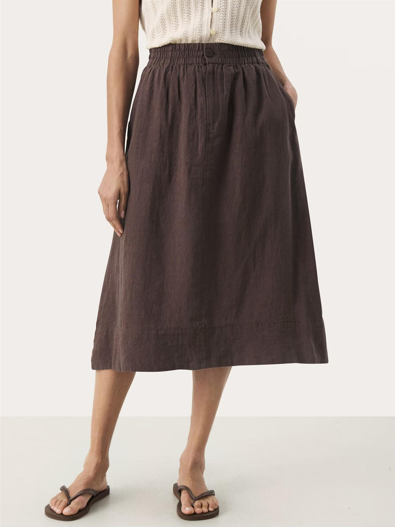 Rehana PW Skirt, Brown