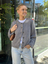 Jetra IW Cardigan, Grey