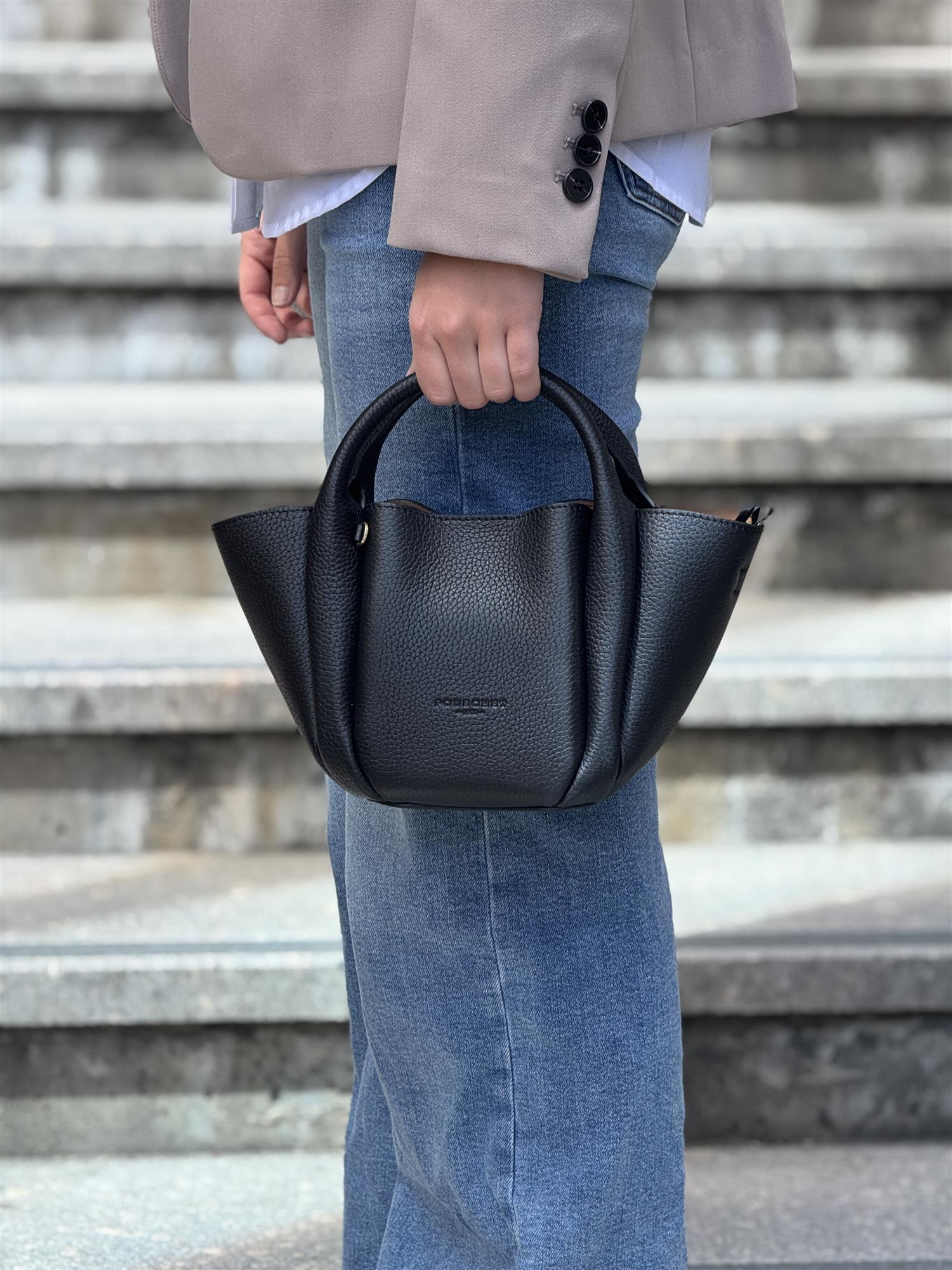 Citrouille small, crossbody, Black