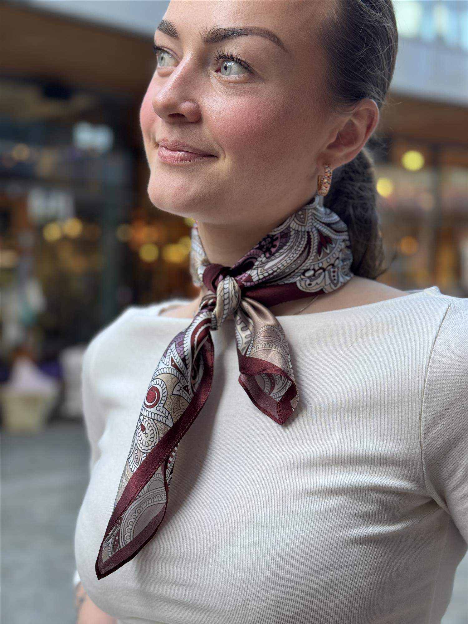 Cara Scarf, Burgunder