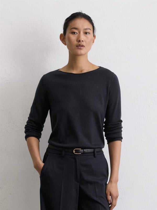 Pullover, Longsleeve, Dark Blue