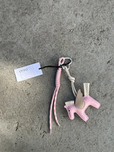 Bag Charm, Rose Fancy Horse