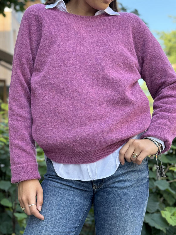 FIONA Sweater, Dirty Pink