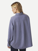 Dalma B Stripe Stone Shirt,Blue